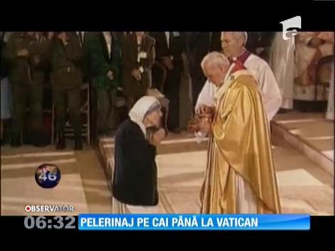 Pelerinaj pe cai la Vatican