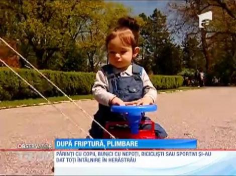 Parcurile, destinaţia preferată de români pentru a doua zi de Paște
