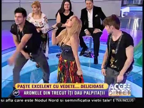 Daniela Gyorfi cântă la "Acces Direct"