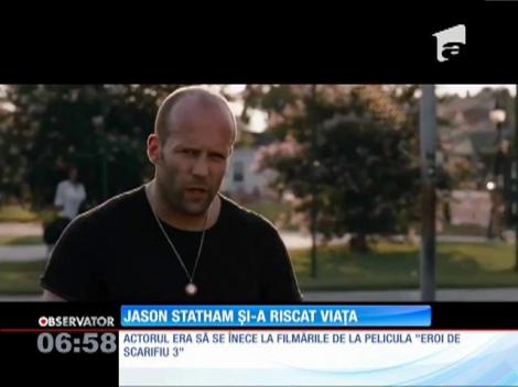 Jason Statham, la un pas de înec în timpul filmărilor de la "The Expendables 3"