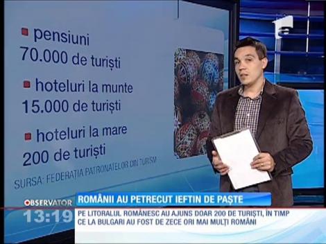 Românii au petrecut ieftin de Paşte