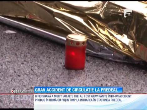 Accident rutier grav în Predeal