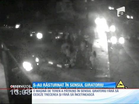 Accident spectaculos în Brăila
