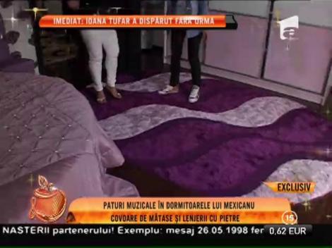 Casa lui Marian Mexicanu, mobilată cu paturi muzicale