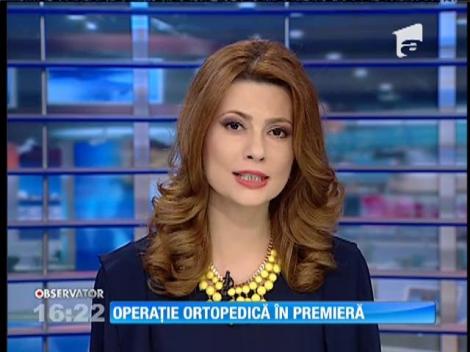 Operaţie în premieră naţională a medicilor ortopezi din Târgu-Mureş