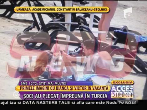 Primele imagini! Bianca şi Victor, vacanţă secretă în Turcia!