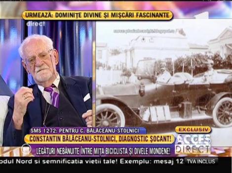 Constantin Bălăceanu Stolnici - diagnostic şocant pentru lumea mondenă!