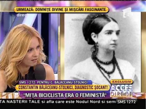 Constantin Bălăceanu Stolnici: "Miţa biciclista era o feministă"