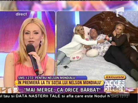 Soția lui Nelson Mondialu': ”Am un soț familist”