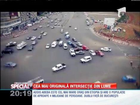 Special! Cea mai dezorganizată intersecție din lume