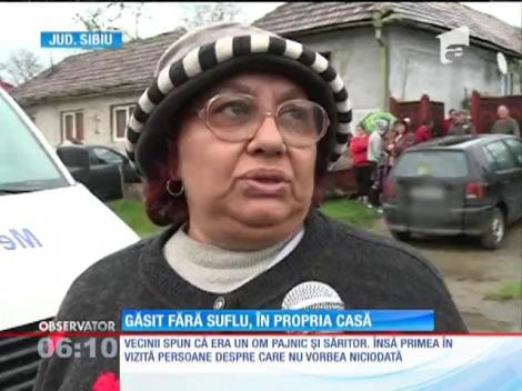 Un bărbat din Sibiu a fost găsit mort în condiţii suspecte