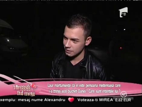 În noaptea de Înviere, Laur a dorit să îi fie aproape Oanei