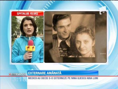 Soția lui Ion Iliescu rămâne în spital