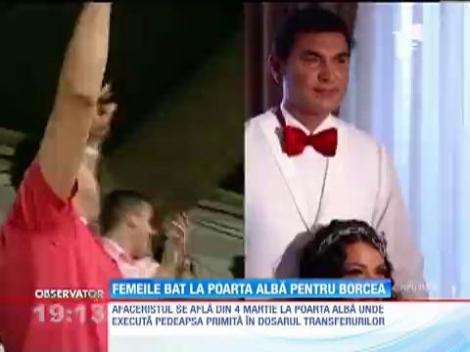 Femeile bat la Poarta Albă pentru Cristi Borcea