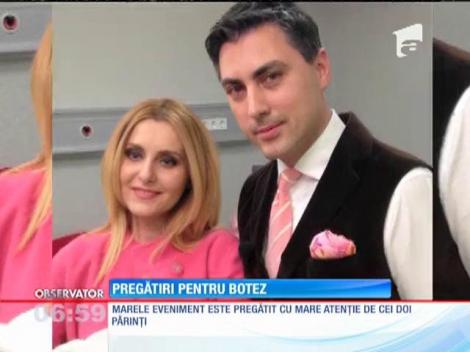 Fetița Alinei Sorescu, pregătită de botez