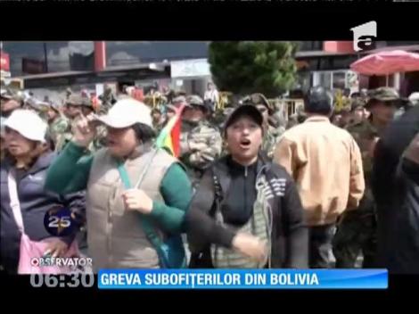 Greva subofițerilor din Bolivia