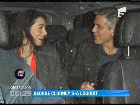 George Clooney s-a logodit