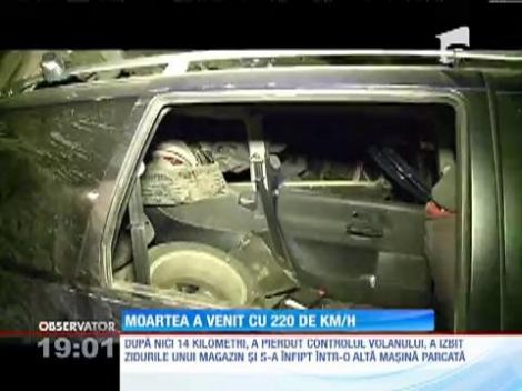 Un tânăr s-a crezut șofer de raliu. Moartea a venit cu 220 de km/h