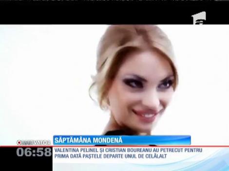 Valentina Pelinel și Cristian Boureanu, primul Paște departe unul de celalalt