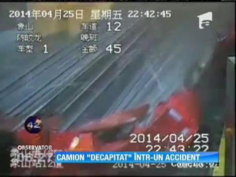 Accident spectaculos in China