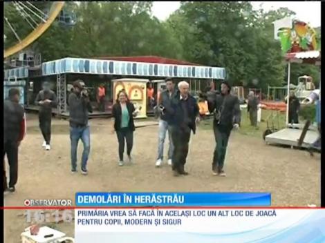 Demolări în Parcul Herăstrău