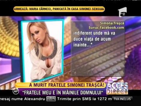 A murit fratele Simonei Trașcă!