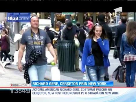 Richard Gere, cerşetor prin New York