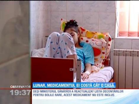Andreea suferă de o boală rară: sindromul hemolitic uremic acut