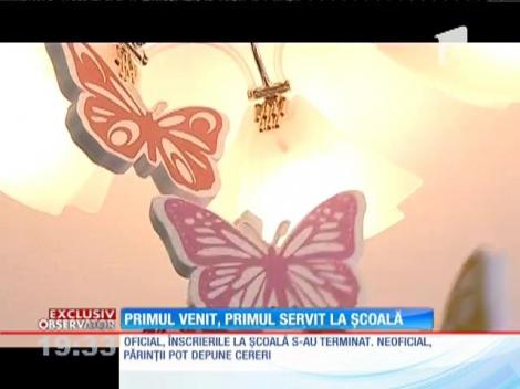 Deși înscrierile la școală s-au terminat, părinții încă mai pot depune cereri