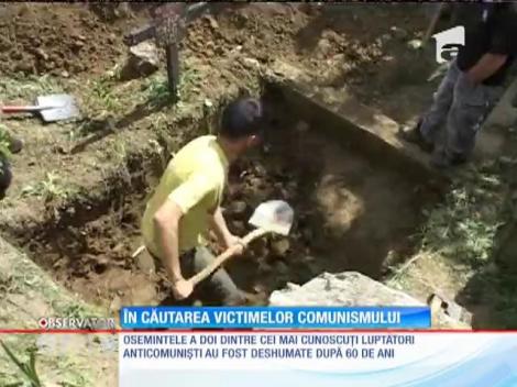 Osemintele a doi dintre cei mai cunoscuţi luptători împotriva regimului lui Ceuşescu au fost descoperite după şase decenii