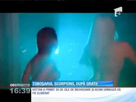 James Kottak, toboşarul trupei Scorpions, a ajuns după gratii