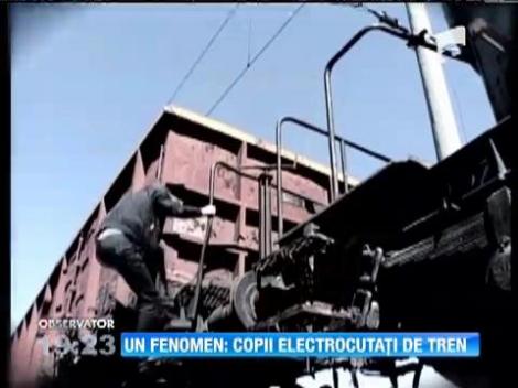 Un copil a murit, după ce s-a electrocutat pe un tren