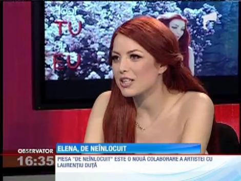 Cea mai recentă melodie a Elenei Gheorghe se numeşte "De neînlocuit"