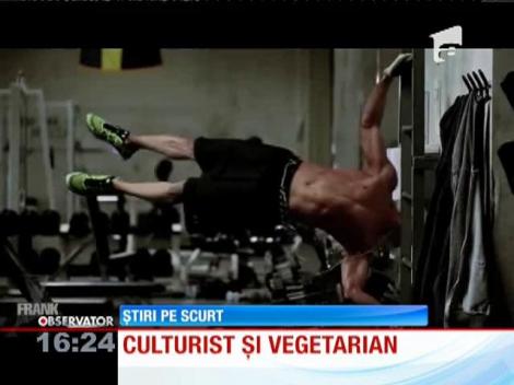 Un american vegetarian a arătat ca se poate face performanţă în culturism