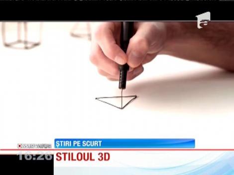 Stiloul 3D revoluţionează scrisul