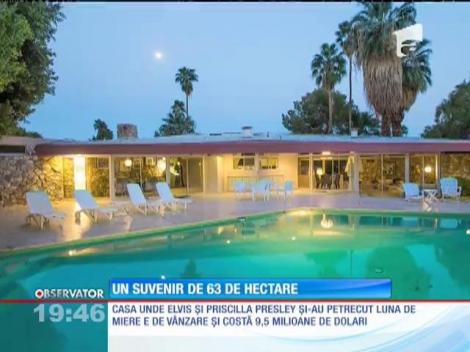 Casa unde Elvis Presley şi-a petrecut luna de miere, scoasă la vânzare