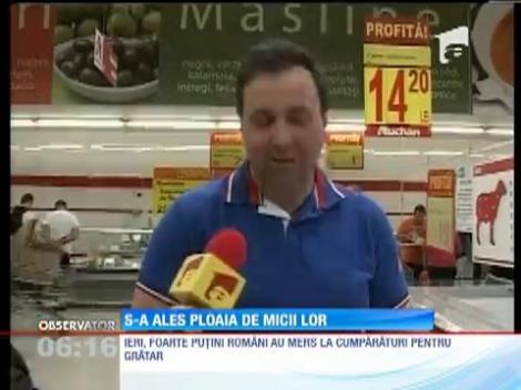 Prognoza meteo i-a ţinut departe pe români de caserolele cu mici