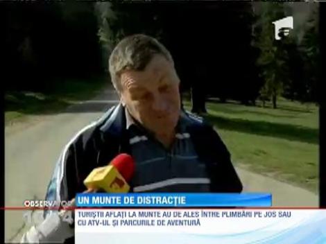 Test de curaj pentru turiștii din staţiunile montane