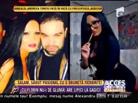 Florin Salam a făcut o nouă cucerire: Uite-l în tandrețuri cu o brunetă!