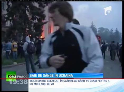 UPDATE / Baie de sânge în Ucraina. Peste 40 de oameni au murit