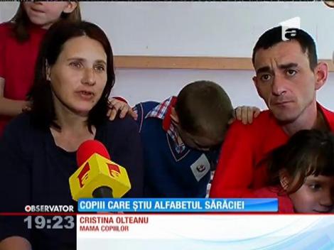 4 frați din București au învăţat să mascheze foamea şi suferinţa