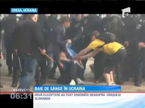 Baie de sânge în Ucraina. Peste 40 de oameni au murit