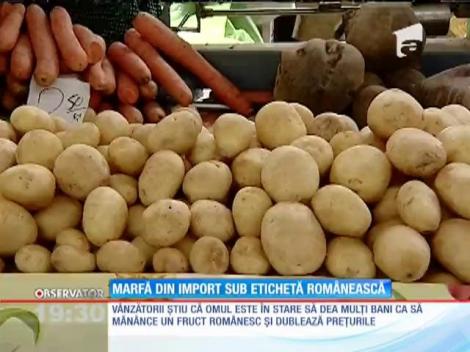 Marfă de import sub etichetă românească
