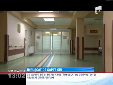 Tânăr de 21 de ani împuşcat de 7 ori şi aruncat apoi dintr-un taxi