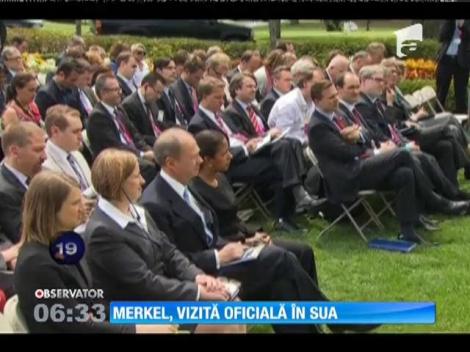 Angela Merkel, vizită oficială în SUA