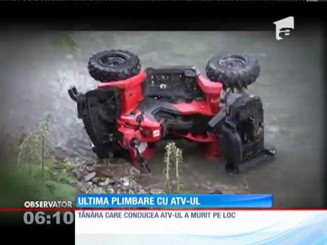 A murit după ce a plonjat cu ATV-ul în râul Azuga
