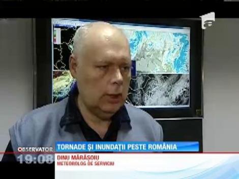 România e în zodia dezastrelor! O tornadă i-a speriat pe oamenii din munţii Măcinului