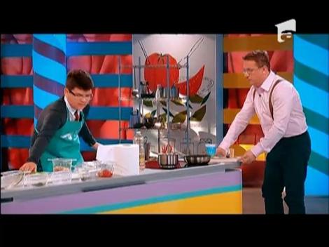 Andrei, la cei 13 ani, aduce un strop de maturitate în competiție