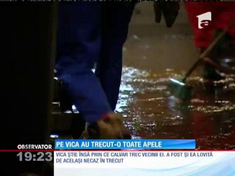 Inundaţiile au "lovit" şi vedetele!