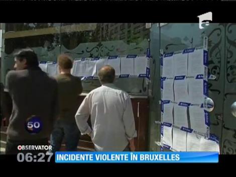 Incidente violente în Bruxelles